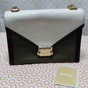 Michael Kors Black and White Women's Bag